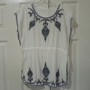 White Bohemian Blouse